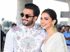 Deepika-Ranveer, twinning once again in Sabyasachi ensembles, head to Bengaluru for reception