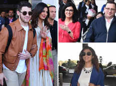 Priyanka Chopra, Nick Jonas accompanied by Sophie Turner, Parineeti Chopra reach Jodhpur