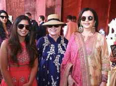 Hillary Clinton, top execs of Goldman Sachs, JPMorgan attend Isha-Anand's pre-wedding gala in Udaipur