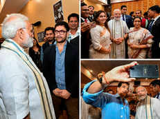 After greeting B-town with 'How's the josh?', PM Modi responds to selfies on Twitter