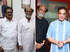 Rajinikanth meets Kamal Haasan, Thirunavukkarasar to invite them for daughter Soundarya's wedding