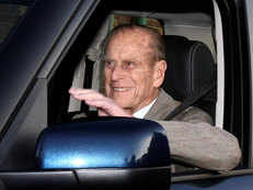 Escape route: Prince Philip won't face charges over Sandringham car crash