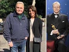 Rishi and Neetu Kapoor congratulate Greg Cannom on his fourth Oscar