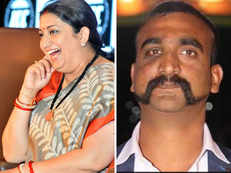 Smriti Irani shares hilarious meme on Wing Commander Abhinandan Varthaman