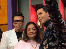 Karan Johar, mom Hiroo head to Madam Tussauds Singapore to unveil wax statue