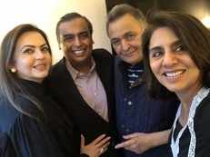 Ambanis visit Rishi Kapoor in New York, actor thanks them for love & support