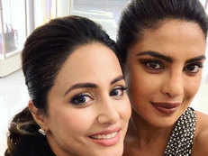 A walking inspiration: Hina Khan has a fangirl moment with Priyanka Chopra Jones in Cannes