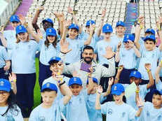 Absolute joy: Virat Kohli spends quality time with kids on the sidelines of the World Cup