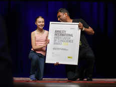 Greta Thunberg feted with Amnesty's most-prestigious human rights award for contribution to environment