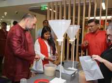 East meets west: Uber CEO Dara Khosrowshahi slays in Nehru jacket, balances traditional with western attire