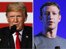 Trump claims that Zuckerberg once congratulated him for being 'number one' on FB