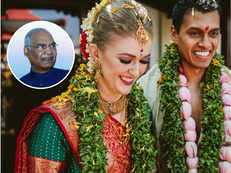 A dream Kochi nuptials & a presidential visit: American's wedding happens, with some help from Kovind