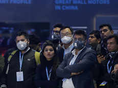 Chinese delegates wear masks at Auto Expo amid coronavirus scare, green vehicles find eminence