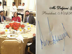 Lunch, a signed invite and lots of pride: Debjani Ghosh elated after meeting President Donald Trump