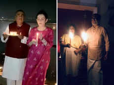 #9Baje9Minute: Rajini, Tata, Ambanis stand in solidarity with the nation, light candles & diyas after PM Modi's appeal