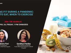 ETPanache Exclusive webinar to stay fit during a pandemic: What to eat, when to exercise. Register here