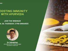 Webinar at 3 pm: Boosting immunity with Ayurveda. Register now