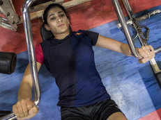 Ashwini Ponnappa has to paws and focus during workouts, is joined by pets in floor exercises