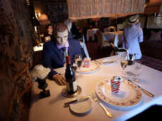 Michelin-star restaurant places mannequins dressed in '40s attire amid social distancing norm