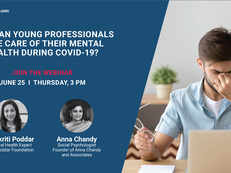 Covid: Tips professionals must follow to take care of their mental health. Join Webinar