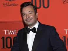 A bit like normal: Jimmy Fallon becomes first late-night host to return to TV studio