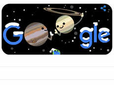 Google celebrates Winter Solstice & Great Conjunction with a colourful doodle