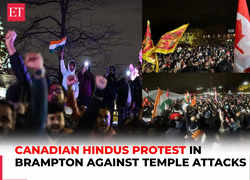 Brampton: Thousands take out solidarity rally against Khalistani attacks on Hindu temples in Canada