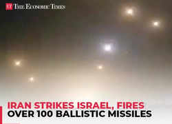 Iran strikes Israel, fires over 100 ballistic missiles; Israeli Iron Dome in action