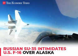 Russian Su-35 aggressively engages U.S. F-16 near Alaska