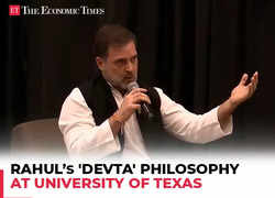 ''Devta' doesn't mean God…': Rahul Gandhi talks spirituality at the University of Texas