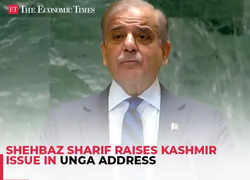 Pakistan PM Shehbaz Sharif raises Kashmir issue in UNGA address