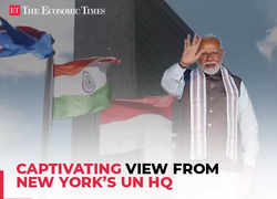 Modi visit to US: Captivating view from New York’s UN Headquarters, watch!