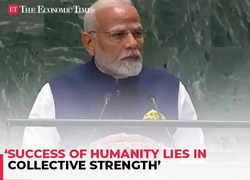 Success of humanity can’t be found on battlefield: PM Modi at UN