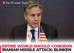 Totally unacceptable..., Antony Blinken condemns Iranian missile attack on Israel