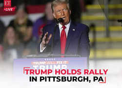 US Elections 2024: Donald Trump holds rally in Pittsburgh, PA | LIVE