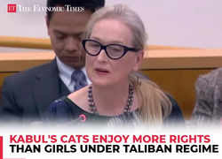 ‘A Cat has more freedom than a woman in Kabul’: Meryl Streep highlights Afghan Women’s Plight at UN