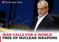 Iranian Prez Pezeshkian at UNGA: 'We want a world free of nuclear weapons without any preconditions'