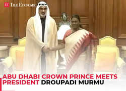 Abu Dhabi Crown Prince meets President Droupadi Murmu at Rashtrapati Bhavan