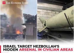 Israel target Hezbollah's hidden arsenal in civilian areas