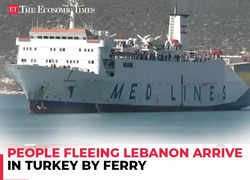 Israel-Lebanon conflict: Hundreds arrive in Turkey from Lebanon via ferry amid Israeli strikes