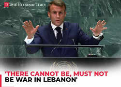 'There cannot be, must not be war in Lebanon': Macron urges Israel to end escalation with Hezbollah