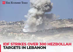 Israel–Hamas war: IDF bombards over 300 Hezbollah targets in Lebanon