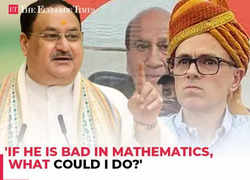 JP Nadda slams Omar Abdullah over his statement on poll percentage 'If he is bad in mathematics...'