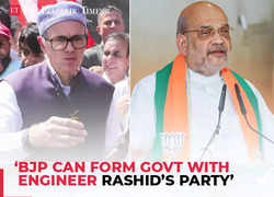 BJP can form govt with Engineer Rashid’s party: Omar Abdullah hits out at Amit Shah