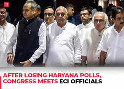 Haryana election results: Congress leaders meet ECI officials, raise questions on battery discrepancies