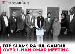 BJP criticises Rahul Gandhi's meeting with controversial US lawmaker Ilhan Omar