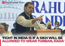 'Fight in India is if a Sikh can wear turban, kada': Rahul Gandhi in US