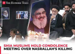 Delhi: Shia Muslims hold condolence meeting over killing of Lebanese Hezbollah Chief Nasrallah