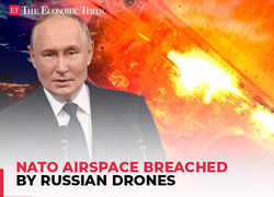 Russian drones breach NATO airspace as Moscow strikes in eastern Ukraine