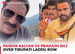 Pawan Kalyan vs Prakash Raj over Tirupati laddu row: Here's who said what so far